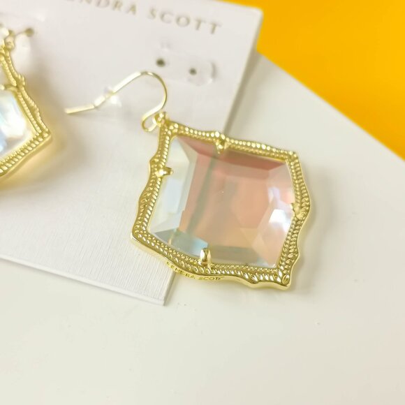 Kirsten Gold Dichroic Glass Drop Earrings by Kendra Scott - Picture 3 of 3
